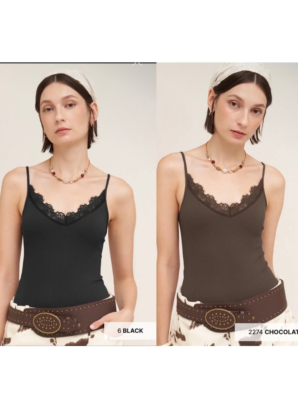 Lace Trim Camis